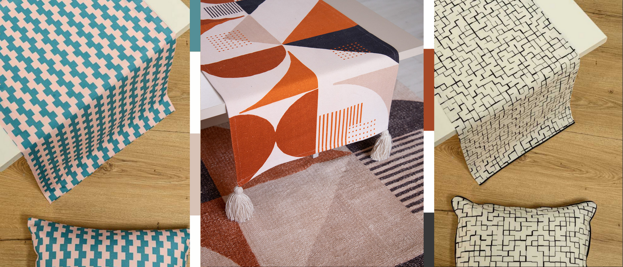 Ανανεώστε το καθιστικό σας με γεωμετρικά μοτίβα