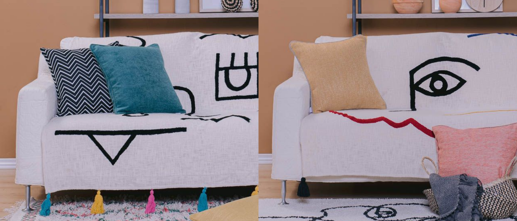 Line art στυλ και διακόσμηση σπιτιού