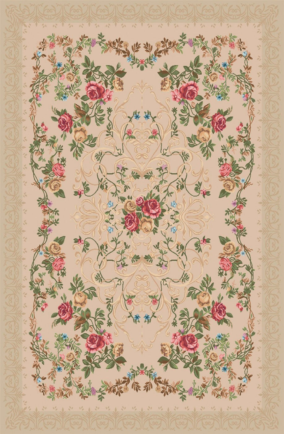 ΧΑΛΙ IBIZA AUBUSSON 290-T - ΣΕΤ ΚΡΕΒΑΤΟΚΑΜΑΡΑΣ-0