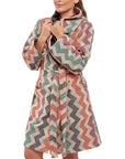 Nexttoo 5007 Zig-Zag bathrobe