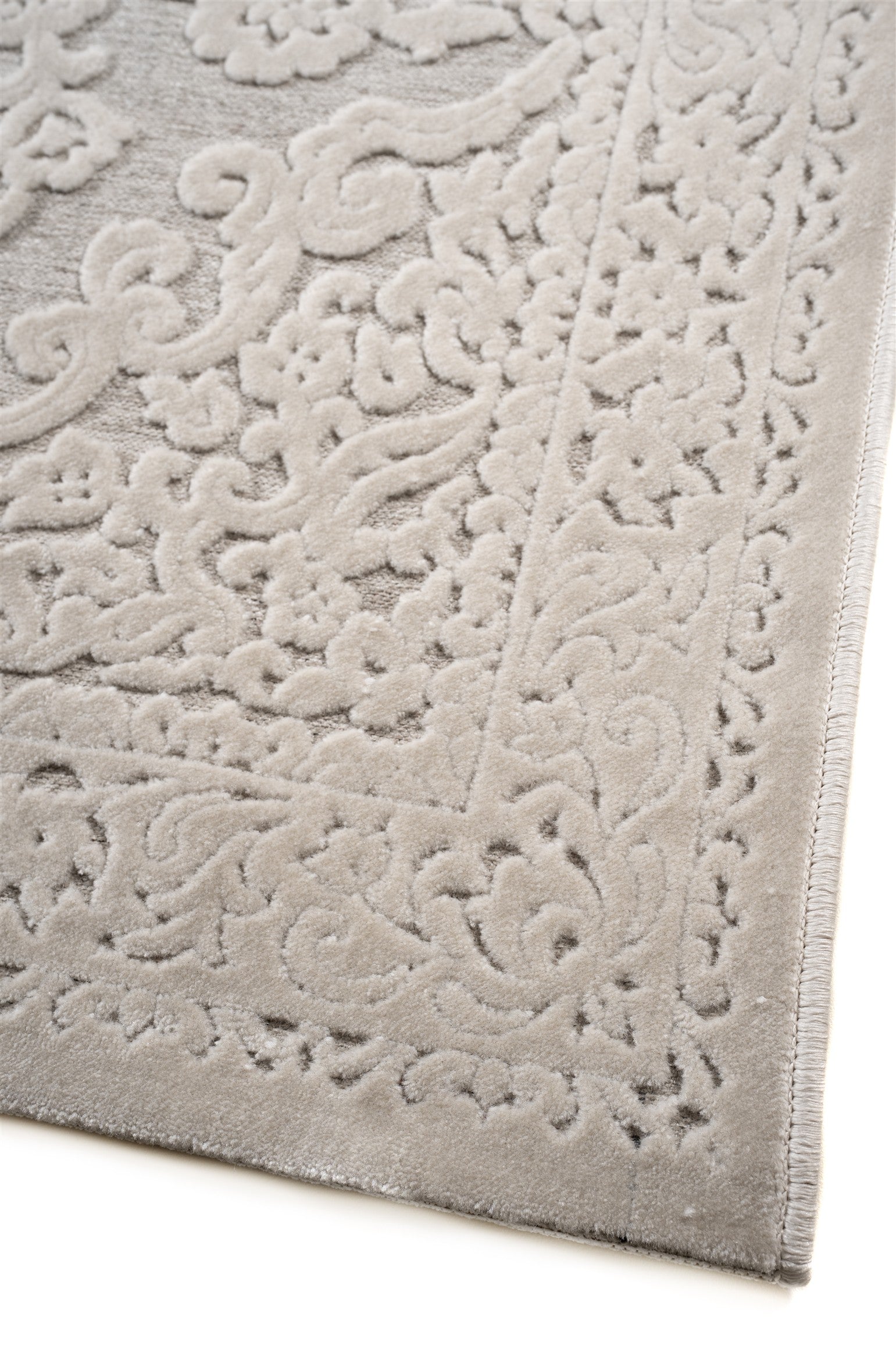 ΧΑΛΙ MUSE 522/W SILVER CREAM - 160εκ - Στρόγγυλο-1
