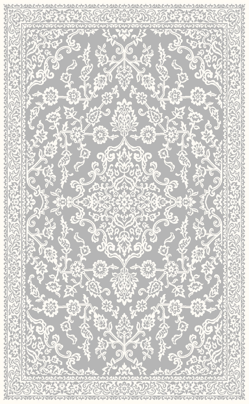 ΧΑΛΙ MUSE 522/W SILVER CREAM - 160cm x 235cm-0