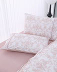 Chantal (Pink) (ΣΕΤ ΣΕΝΤΟΝΙΑ Υ/Δ 245x270+2 ΜΑΞ/ΘΗΚΕΣ 52x75) 210TC-1