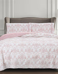 Chantal (Pink) (ΣΕΤ ΣΕΝΤΟΝΙΑ Υ/Δ 245x270+2 ΜΑΞ/ΘΗΚΕΣ 52x75) 210TC-4