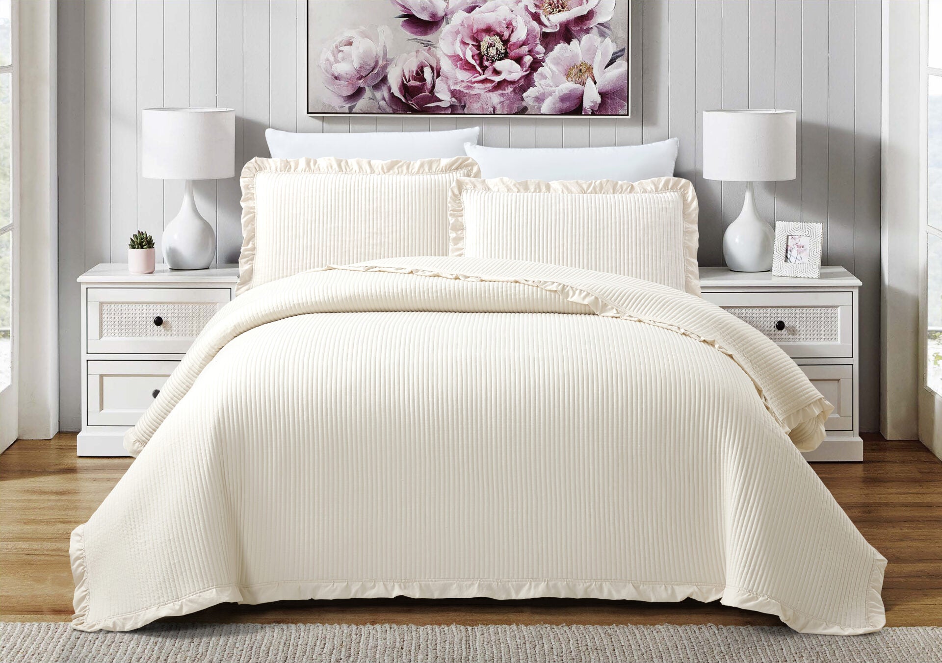 ARMONY (Cream) Bedspread-1