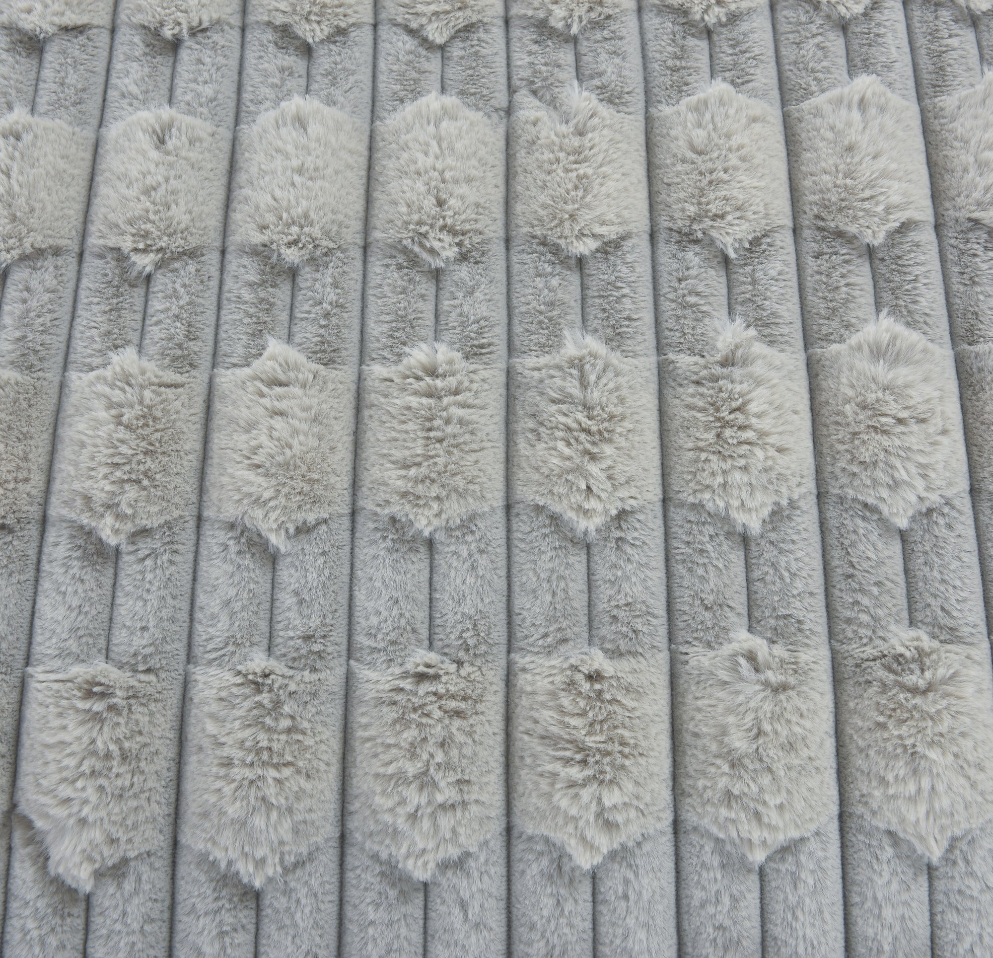 Fur Blanket 220X240 Boggi Light Grey