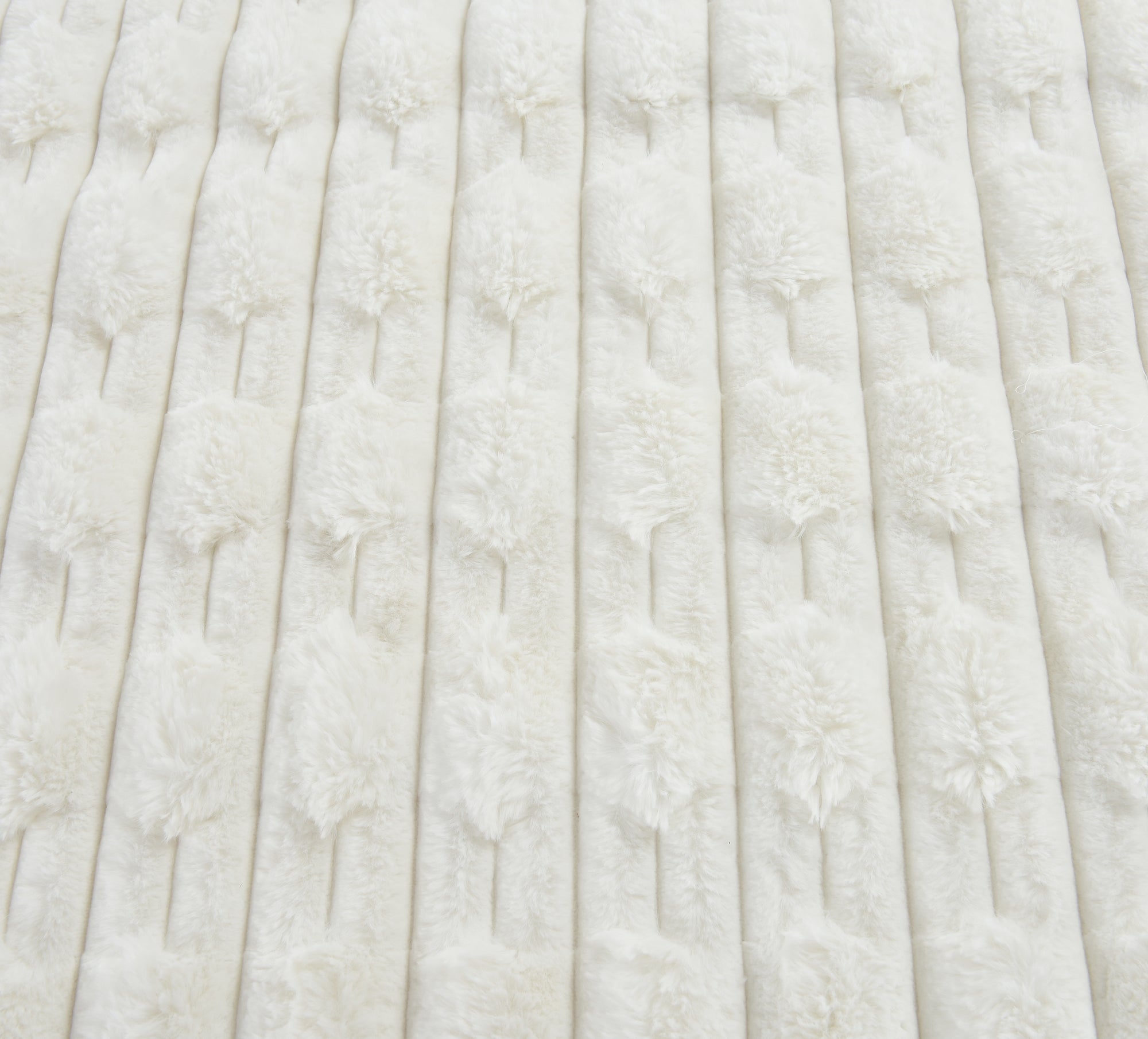 Fur Blanket 220X240 Boggi White