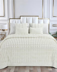 Fur Blanket 220X240 Boggi White