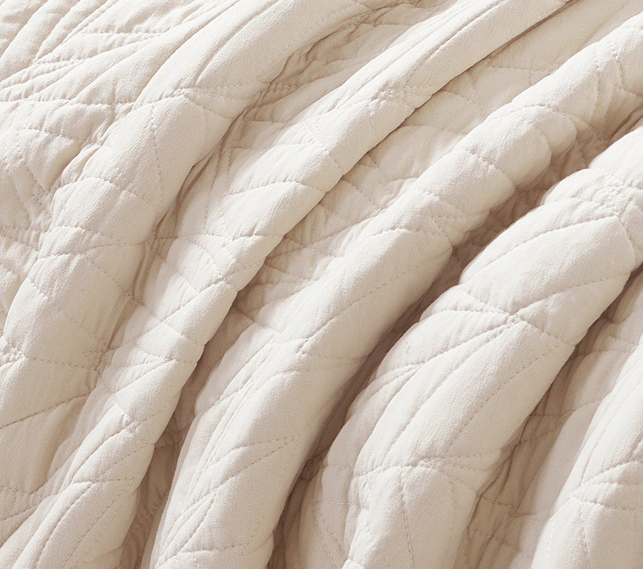 Fiona (Beige) Bedspread-3