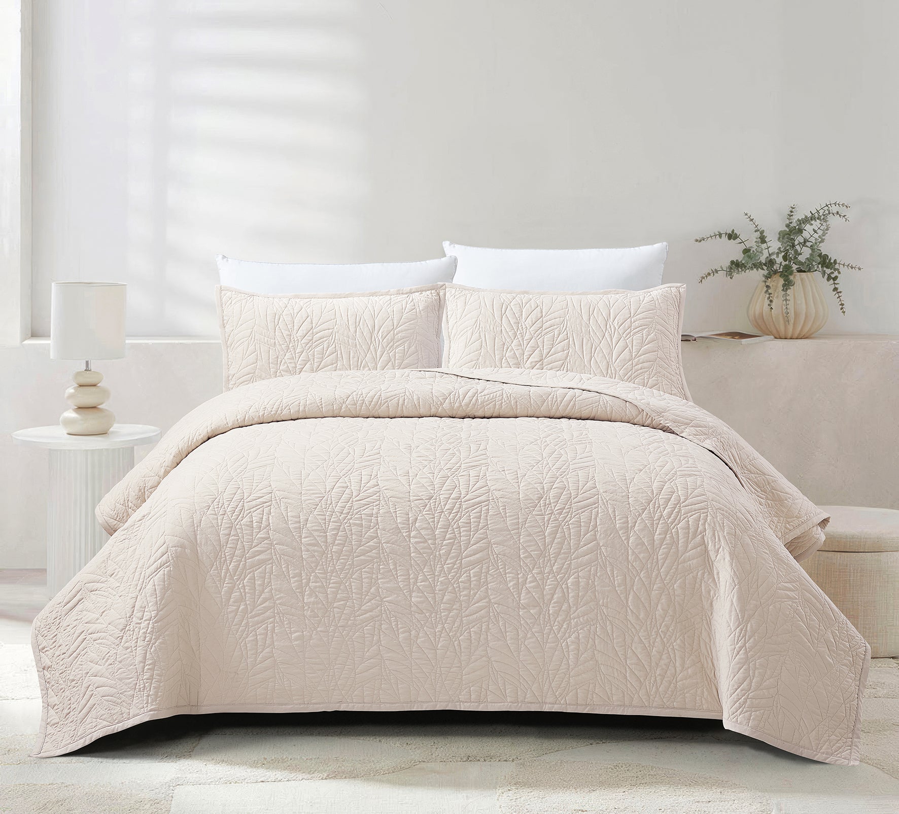 Fiona (Beige) Bedspread-0