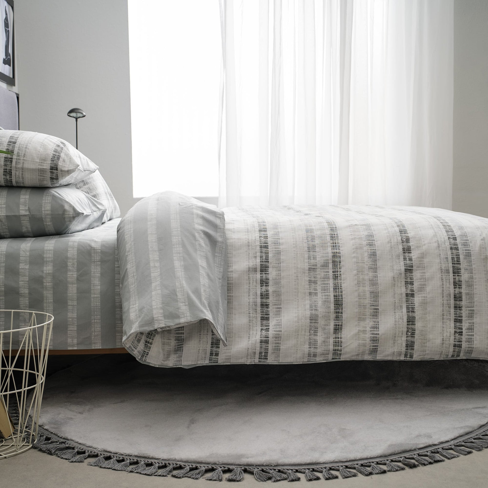 Sheet Set 4pcs 240X260 Irene-1 Grey