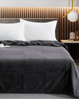 JF09 Black Κουβέρτα Fleece-0