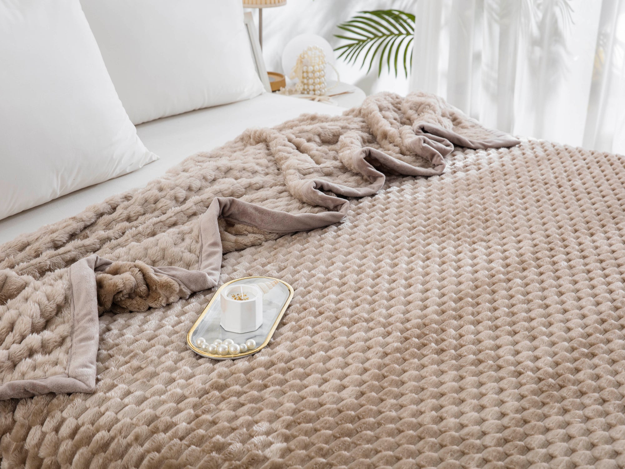 JF13 Beige Κουβέρτα/Blanket-1