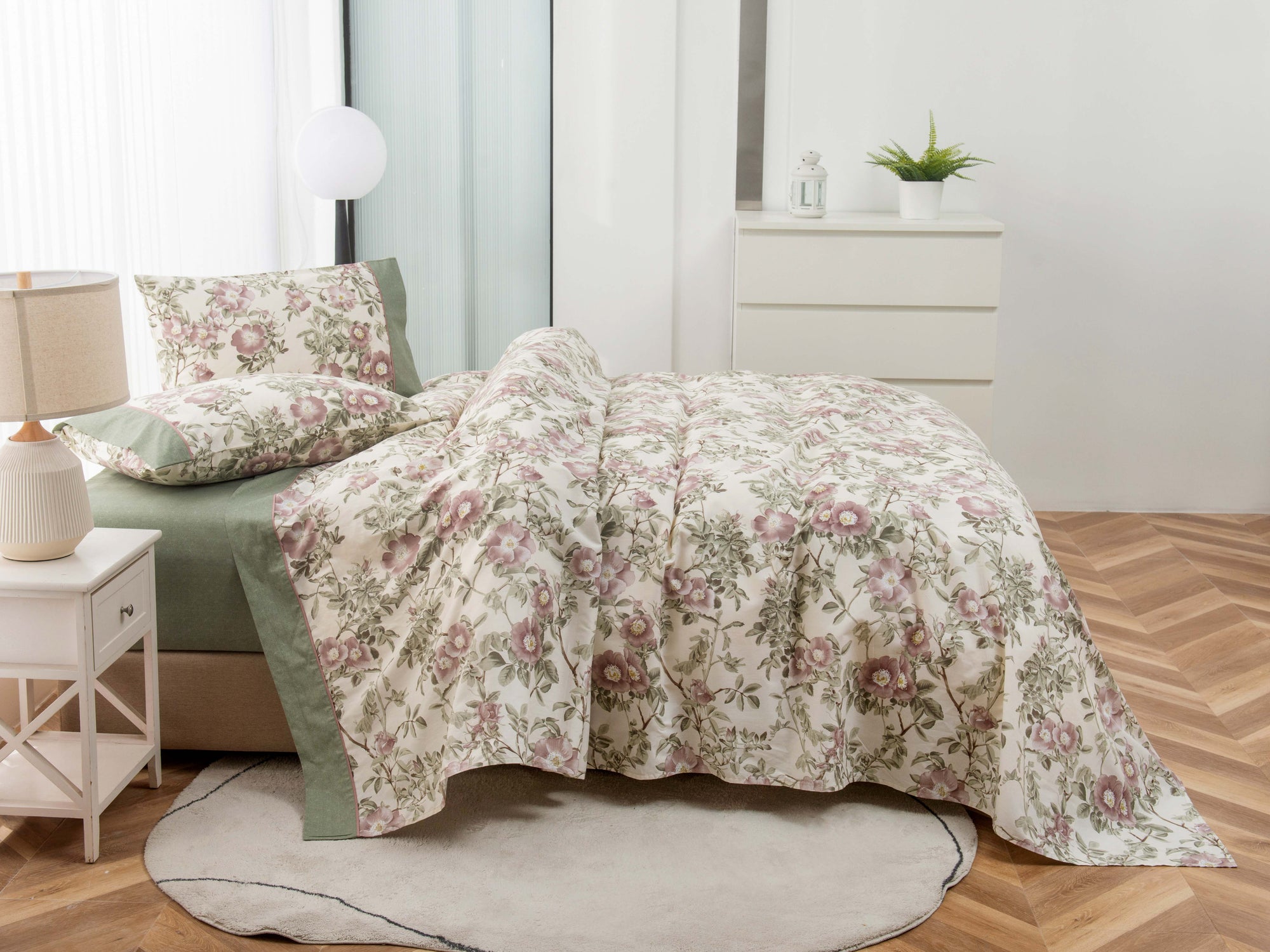 Sheet set 4pcs 245X270 Super double Lila