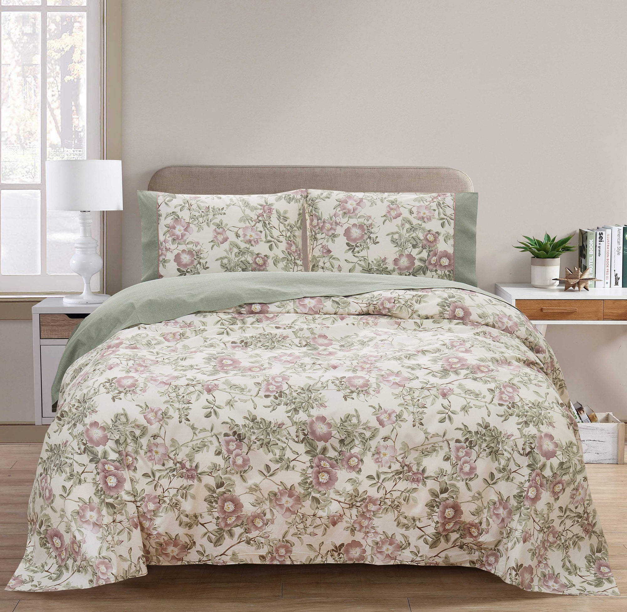 Sheet set 4pcs 245X270 Super double Lila