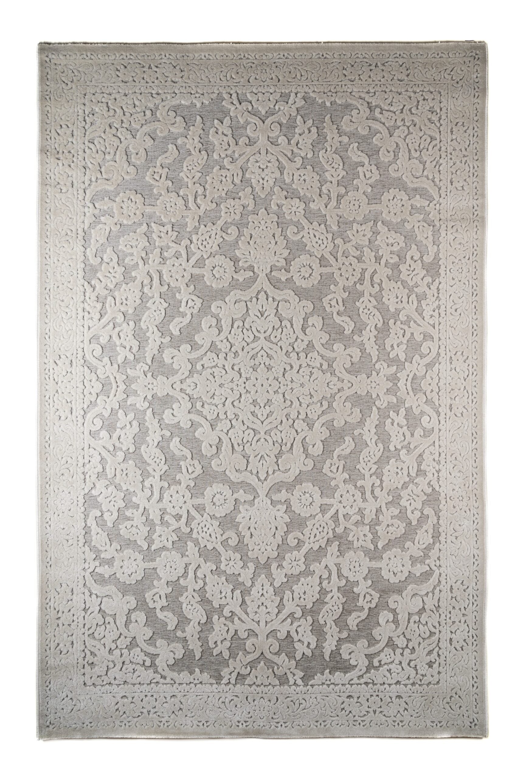 ΧΑΛΙ MUSE 522/W SILVER CREAM - 160εκ - Στρόγγυλο-0