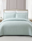 Mabelle (Aqua) Bedspread-1