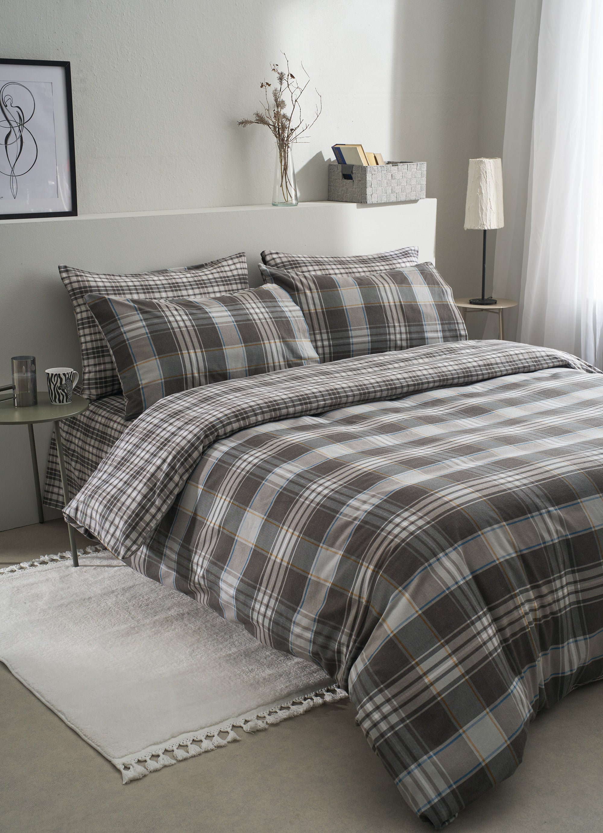 Flannel Oslo 1 sheet set
