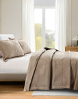 Palmira (Taupe) Bedspread-0