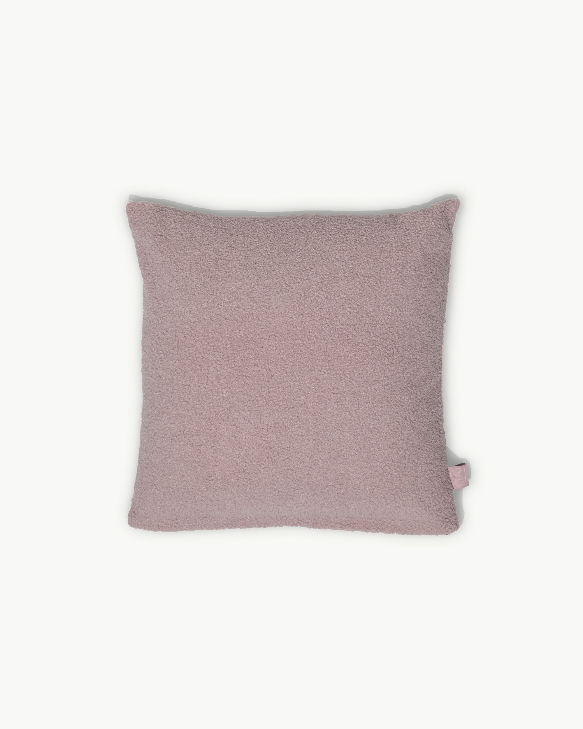 Decorative Pillow Case Symmetry Living 45X45 Sherpa Plum