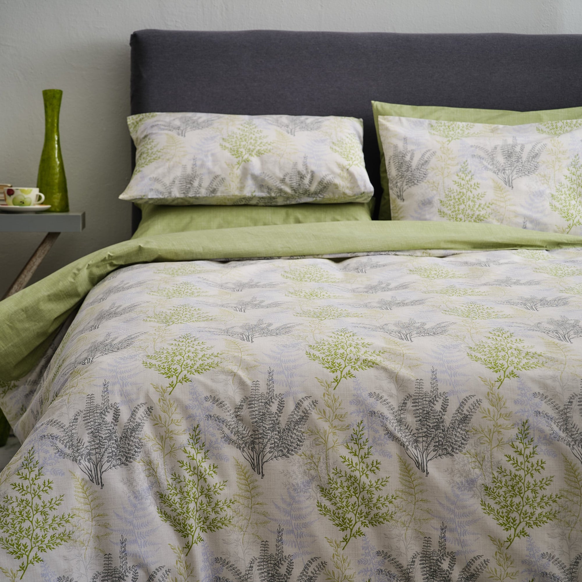 Sheet Set 4pcs 240X260 Silvia-1 Green