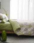 Σετ Σεντόνια 4τμχ 240Χ260 Silvia-1 Green