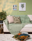 Symmetry Living Throw 130x170 Fez Mint