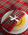 Christmas Napkins Set of 2 Lavilla Home 42X42 Tartan