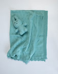 Baby blanket Bunny Toy Aqua 80x100