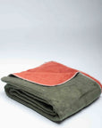 Carla Blanket Green-Red