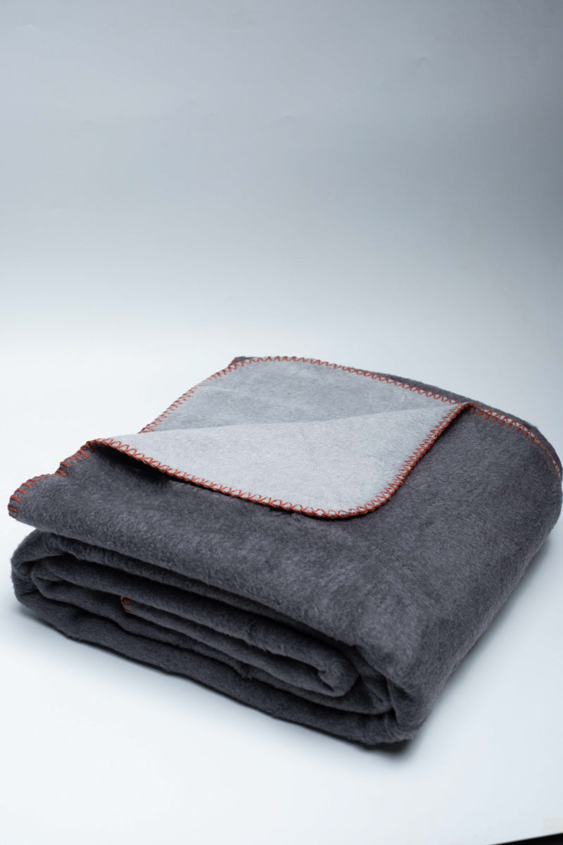 Carla Grey Blanket