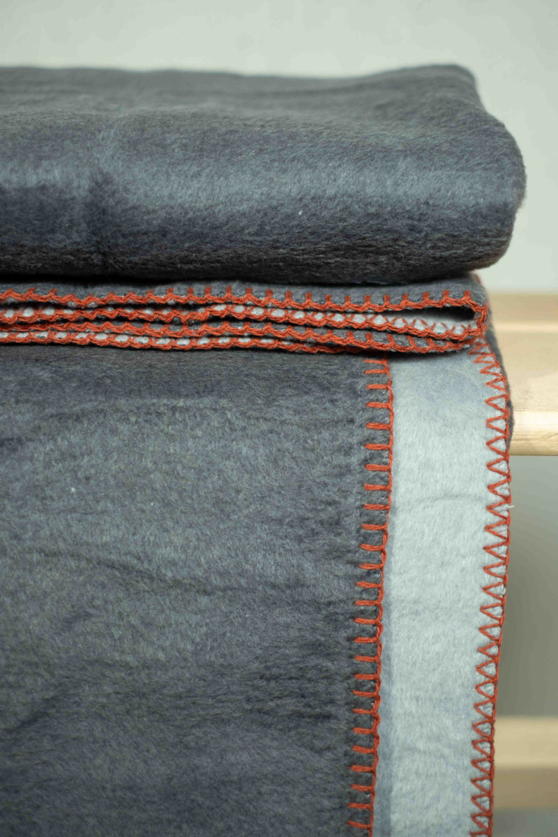 Carla Grey Blanket