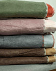 Carla Blanket Green-Red