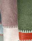Carla Blanket Green-Red
