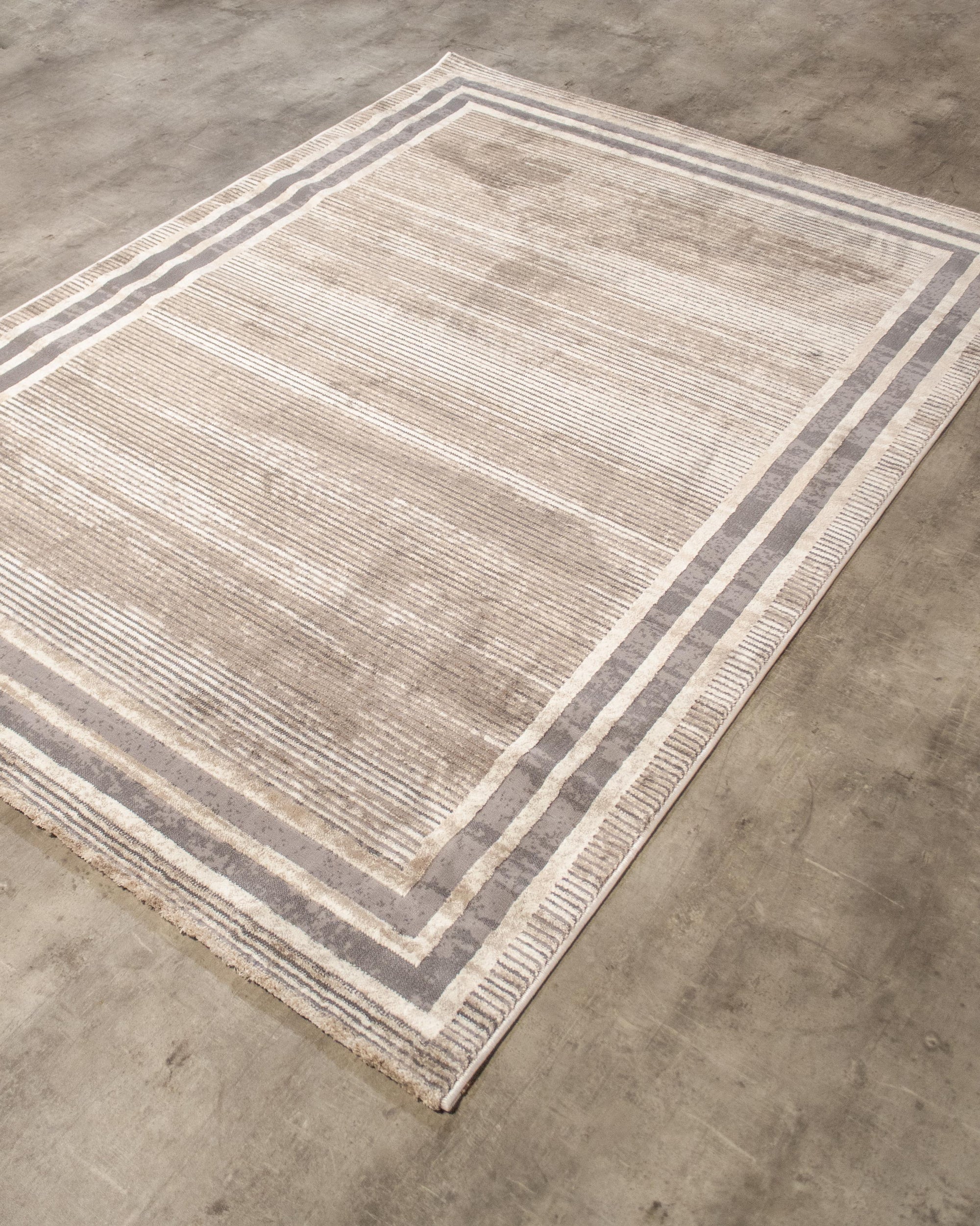 CARPET ASCOT 8305 GRAY-CREAM - 067cm x 140cm