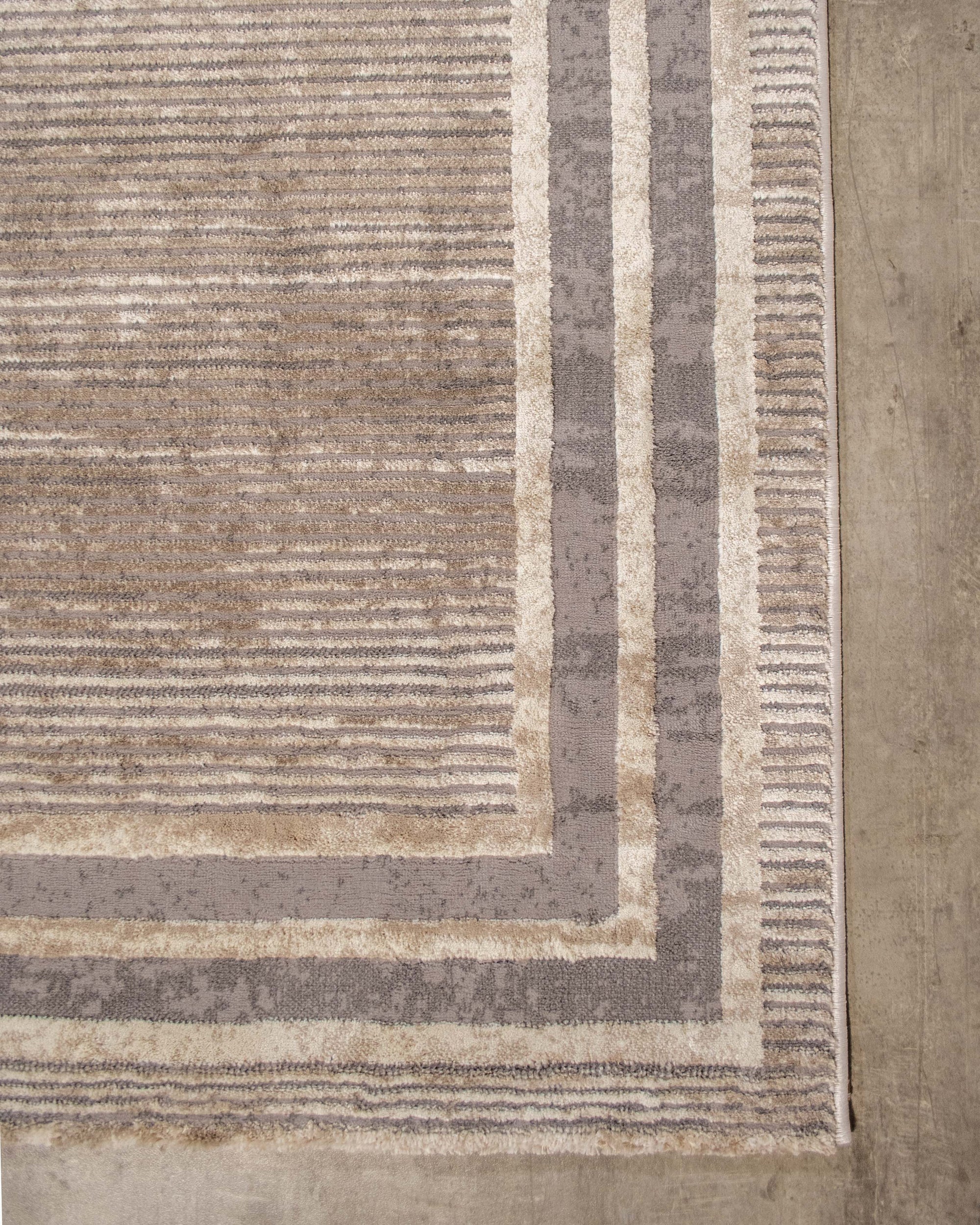 CARPET ASCOT 8305 GRAY-CREAM - 067cm x 140cm