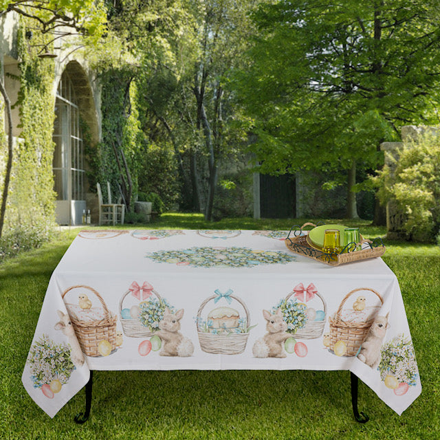 Tablecloth 140x180 Bunnies Cavalieri