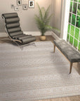 ΧΑΛΙ ΨΑΘΑ VAN 40001/X MULTI-CREAM - 067cm x 210cm-1
