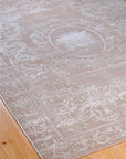ΧΑΛΙ VELVET VINTAGE 4664/Cream Beige - 160εκ - Στρόγγυλο-1