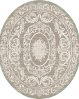 ΧΑΛΙ VELVET VINTAGE 4664/Cream Beige - 160εκ - Στρόγγυλο-2