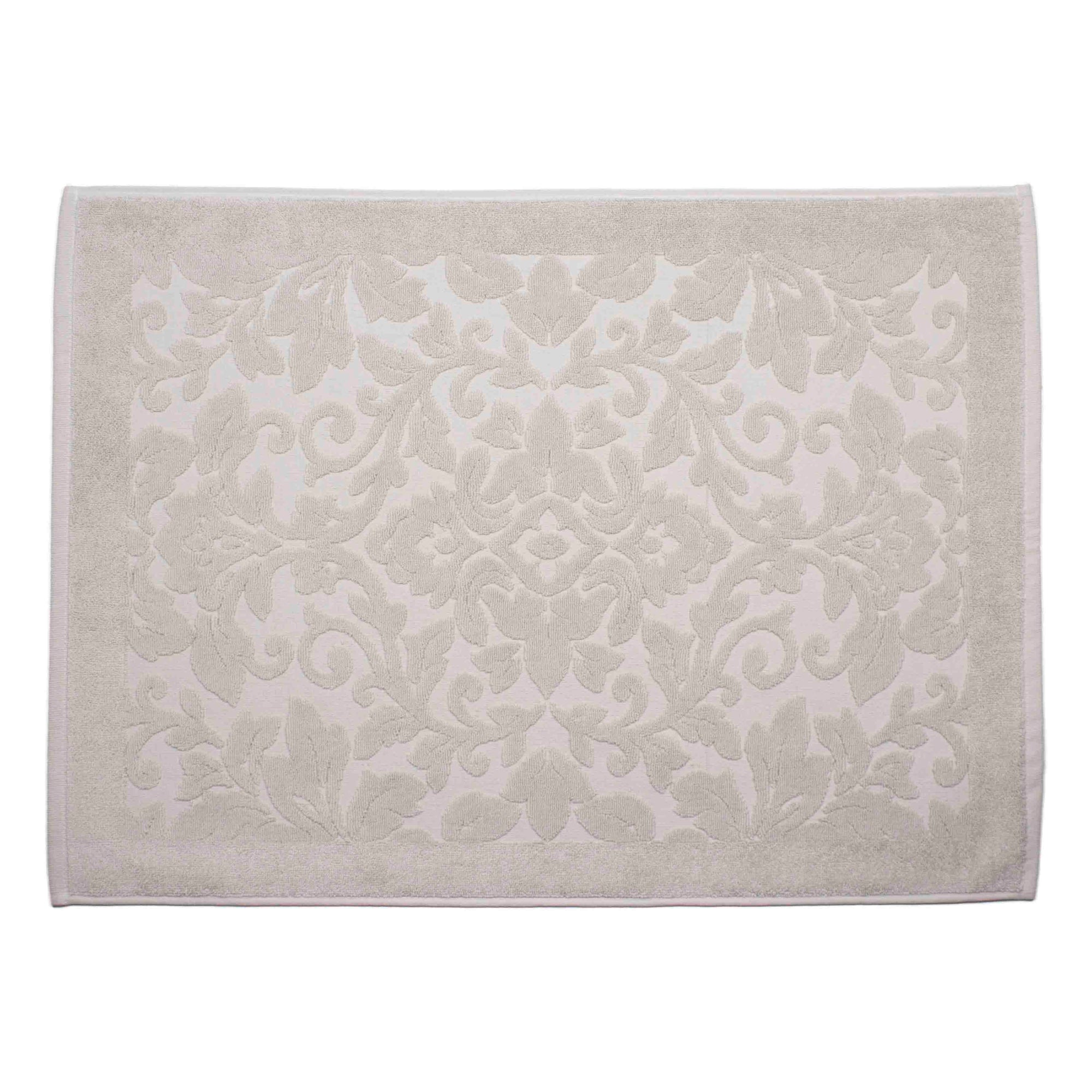 Bathroom Rug 50x80cm Jacquard Tortura Tinta Unita