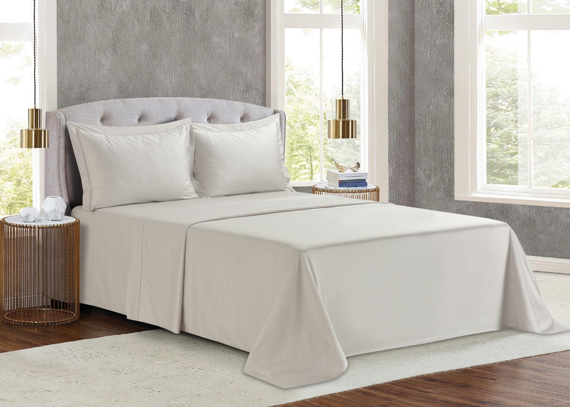 Monaco (Beige) (ΣΕΤ ΣΕΝΤΟΝΙΑ Υ/Δ 245x270+2 ΜΑΞ/ΘΗΚΕΣ 52x75) 300TC-2