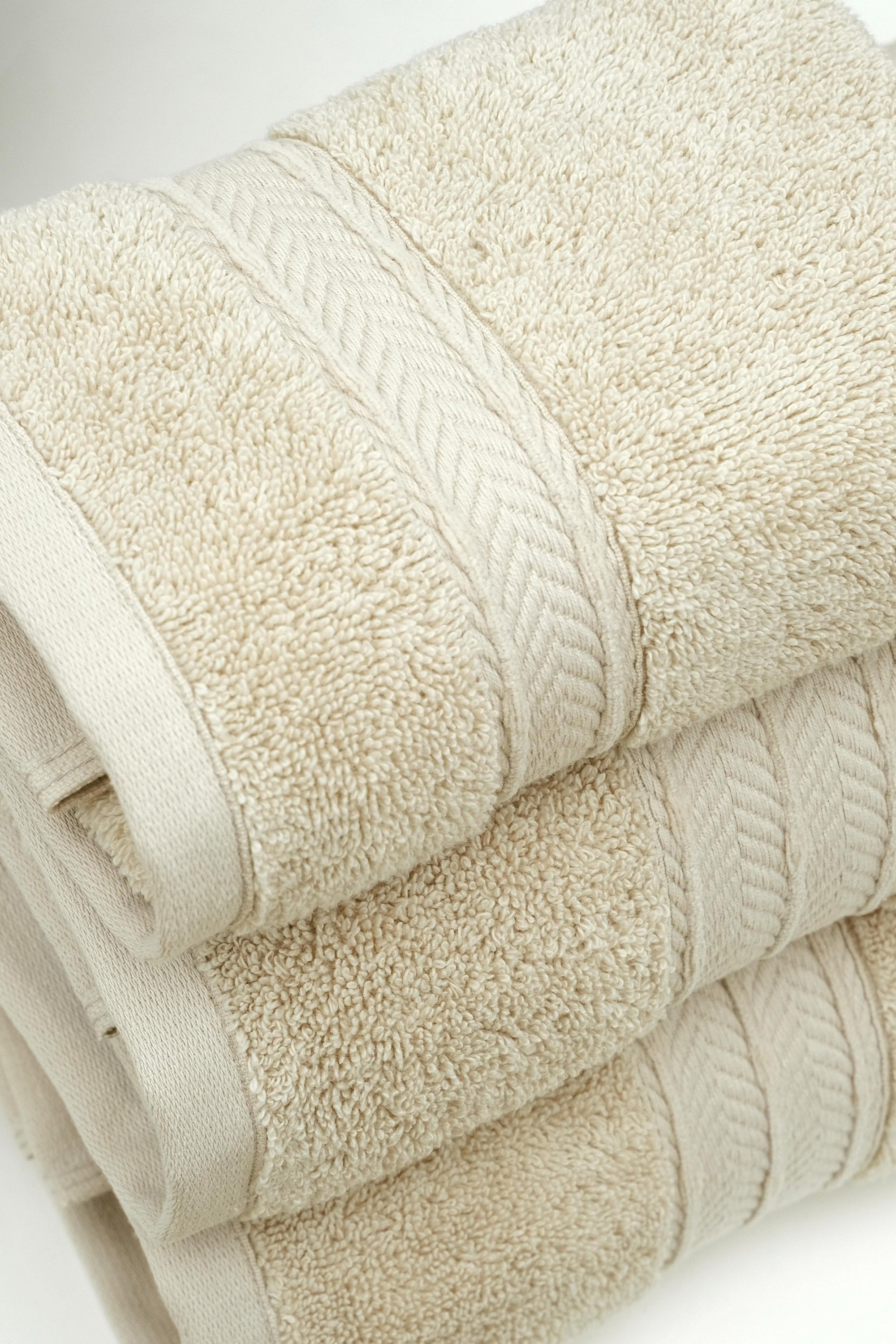 Towels Set of 3 pcs Lisbon sand