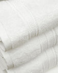 Towels Set of 3 pcs Lisbon white