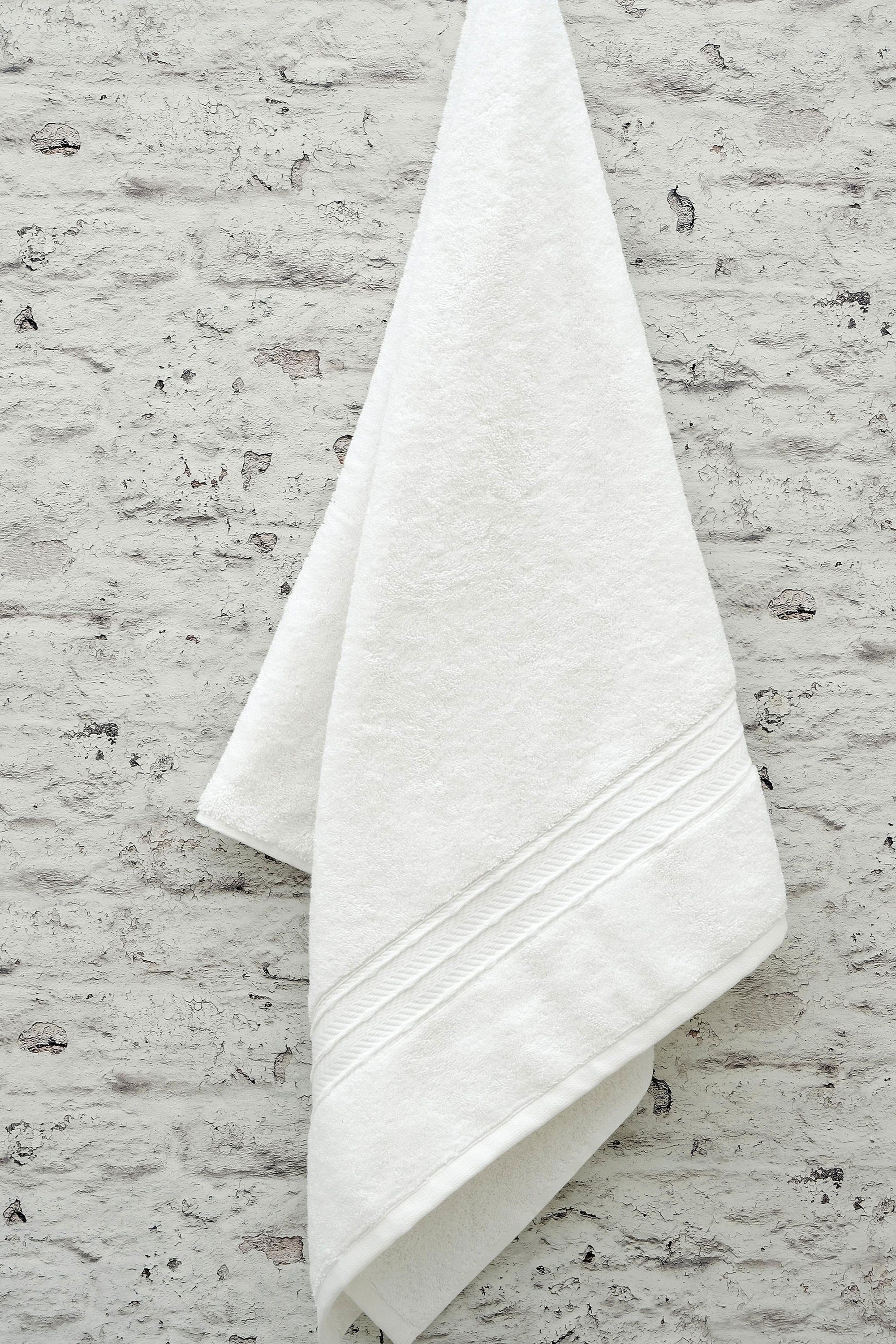 Towels Set of 3 pcs Lisbon white