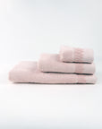 Towels Set of 3 pcs Margarita Lace pink