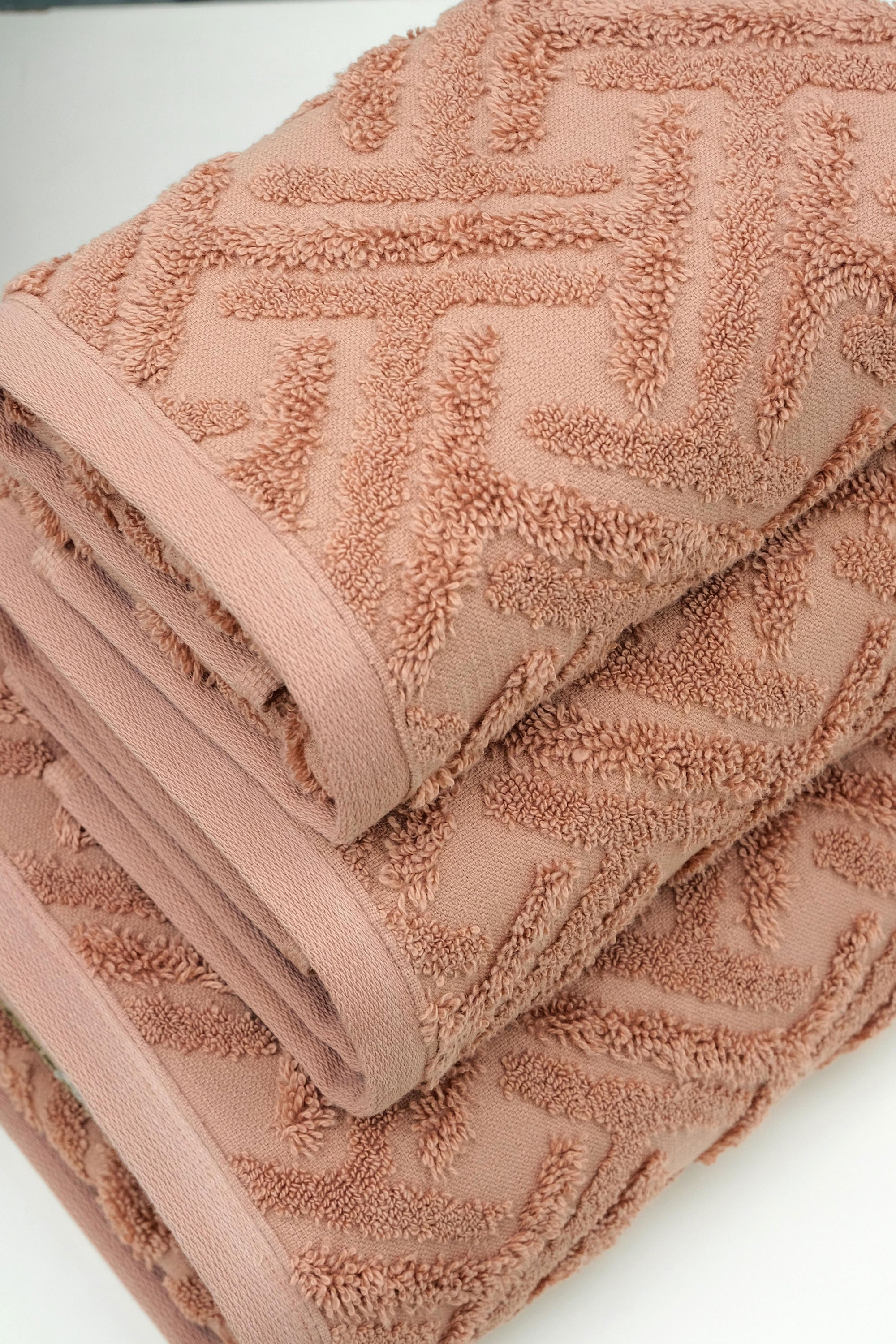 Towels Set of 3 pieces Milano Dusty blush