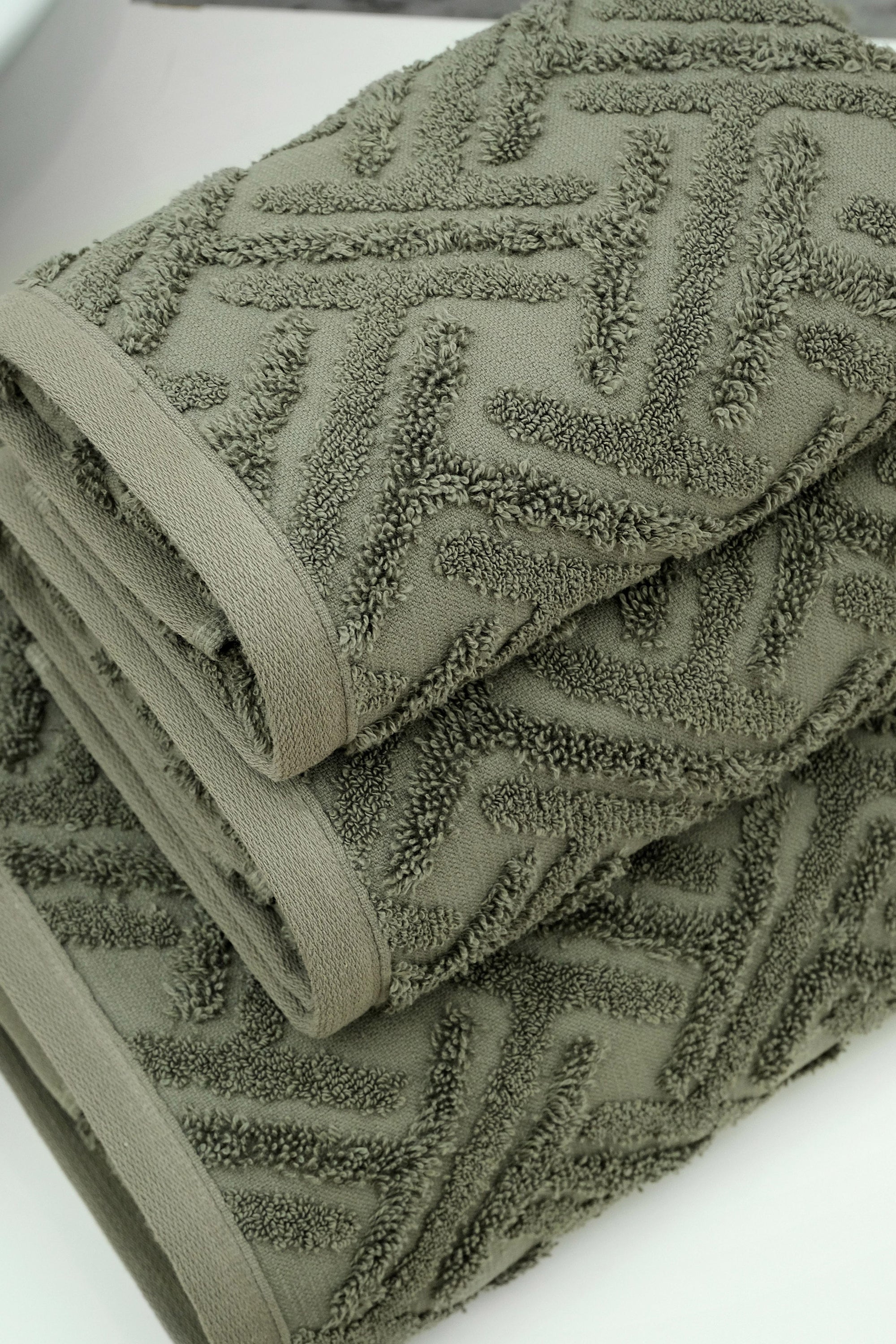Towels Set of 3 pcs Milano Green