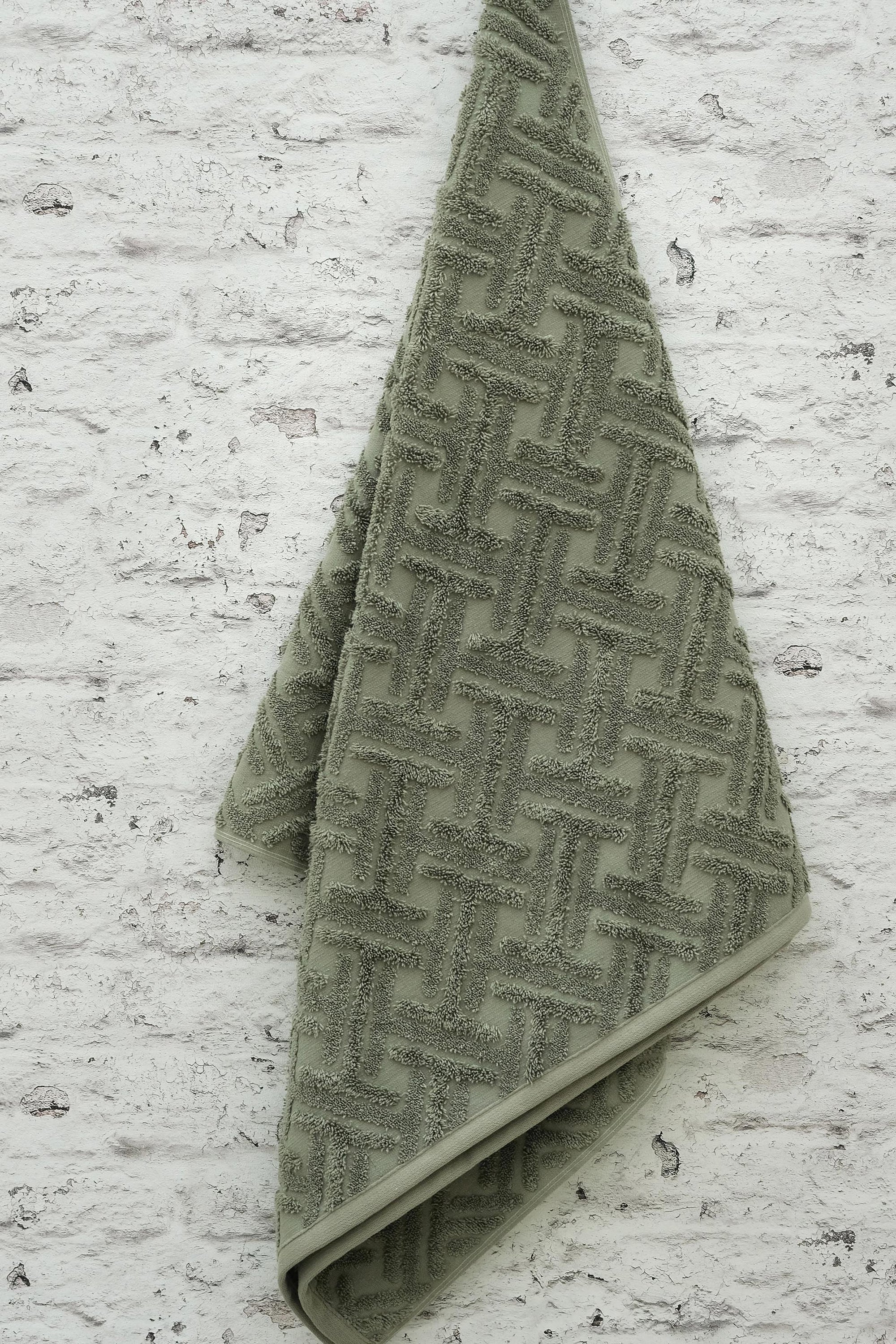 Towels Set of 3 pcs Milano Green