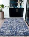 ΧΑΛΙ ASIATIC LONDON NOVA ANTIQUE NAVY - 200cm x 290cm-1